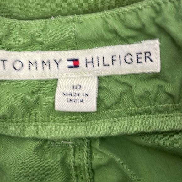 Tommy Hilfiger Y2K Vintage Green Embroidered Pants size 10 - Picture 11 of 16